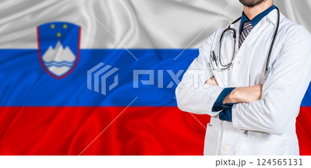 Slovenia National Health System. Slovenia Health And Medical Insurance Concept Slovenia National Health System. Slovenia Health And Medical Insurance Concept 124565131