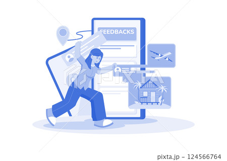 Website developer collects input to improve design Website developer collects input to improve design 124566764