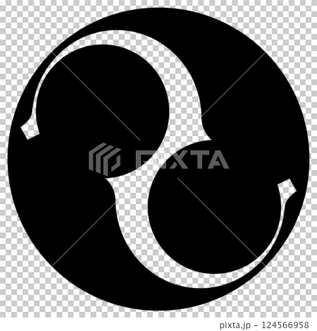 家紋です。割り追い州浜といいます。 124566958