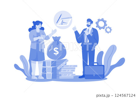 Entrepreneurs seek funding from investors or apply for business loans to start a business. Entrepreneurs seek funding from investors or apply for business loans to start a business. 124567124