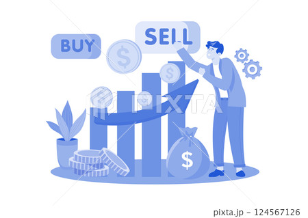 The stock market facilitates buying and selling shares The stock market facilitates buying and selling shares 124567126
