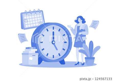 Job seekers dress professionally and arrive on time for interviews. 124567133