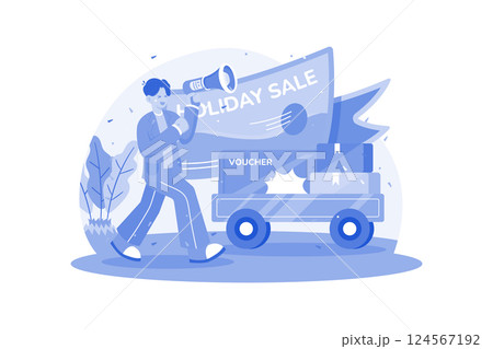 Local businesses offer discounts or special promotions to honor the holiday. 124567192