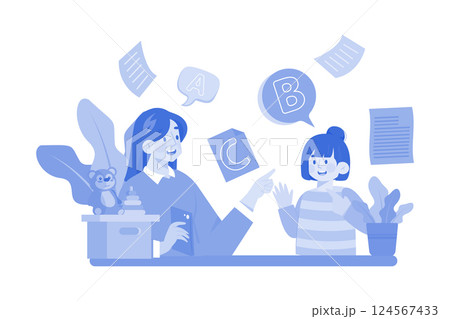 A Doctor Assists To Patients 124567433