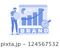 A Branding Expert Develops A Brand Strategy 124567532