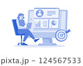 A Market Researcher Collects Data 124567533
