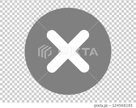 閉じるボタン（バツマークのアイコン） 124568185