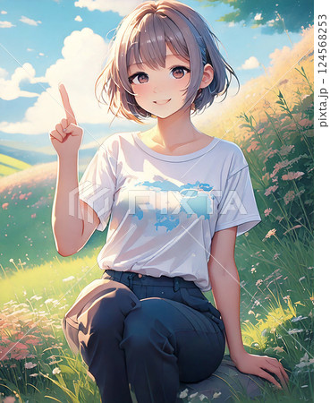 女性のポートレート 124568253