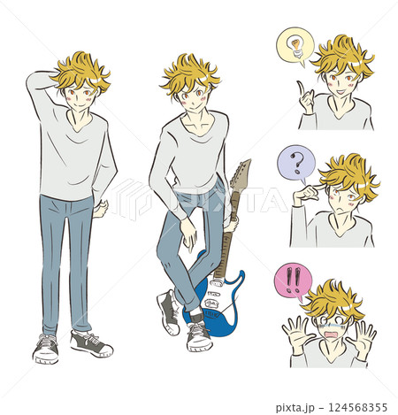希望に向かって動き出そうとしている人物 124568355