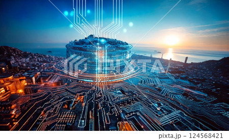 未来のテクノロジーのイメージ 124568421