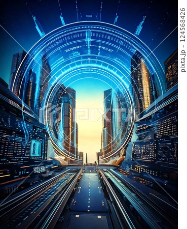 未来のテクノロジーのイメージ 124568426