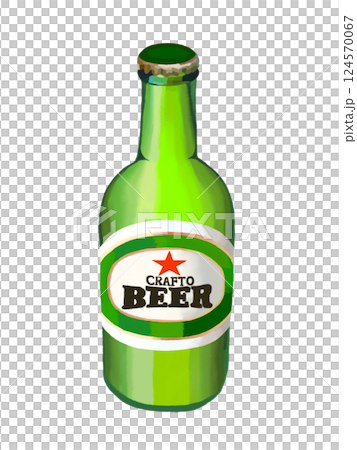 クラフトビール（緑）フタあり 124570067