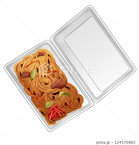 焼きそば　フードパック入り 124570865