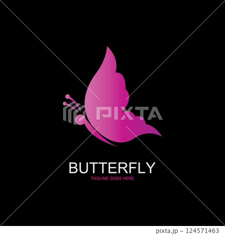 Beauty Butterfly icon design 124571463