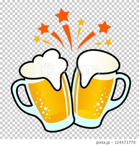 用啤酒杯乾杯！ 124571770