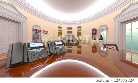 大統領執務室 124572324