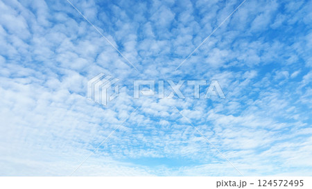 爽やかな青空とひつじ雲 1 124572495