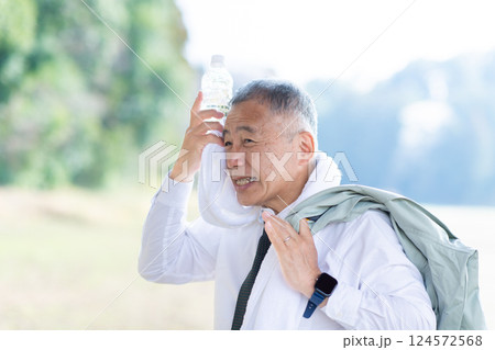水分補給注意喚起イメージ 水分補給注意喚起イメージ 124572568