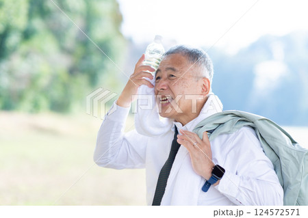 水分補給注意喚起イメージ 水分補給注意喚起イメージ 124572571