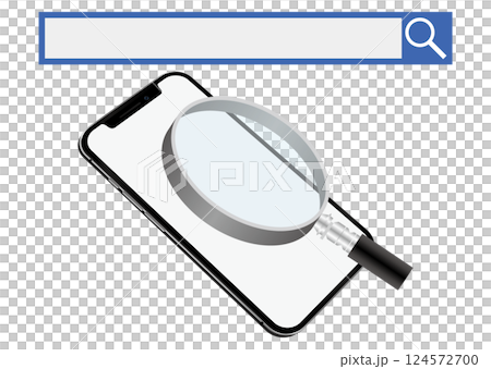 Smartphone and search bar 124572700