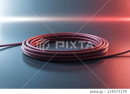 サイバーな空間に巻かれたコード 124573170