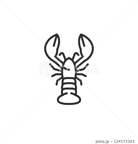 Lobster Icon 124573383