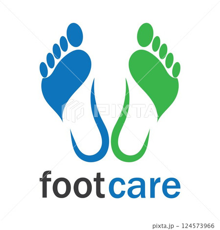 foot Logo Template vector icon 124573966