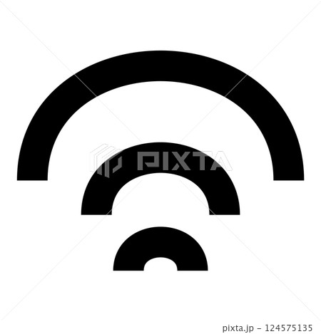 情報発信_電波_アイコン_ベクター素材_02 124575135