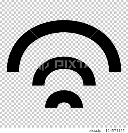 情報発信_電波_アイコン_ベクター素材_02 124575135