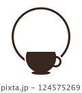 カフェ用ロゴフレーム 124575269