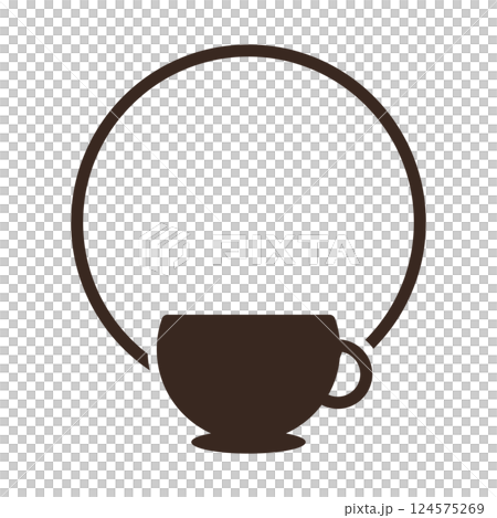 Cafe logo frame Cafe logo frame 124575269