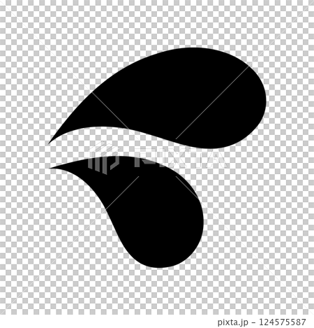 Confused sweat splash icon Confused sweat splash icon 124575587