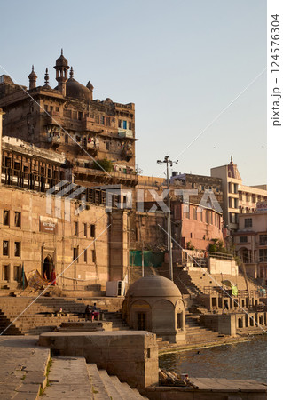 Balaji Ghat in Varanasi city, India Balaji Ghat in Varanasi city, India 124576304