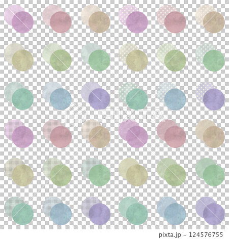 あしらい　丸型 124576755