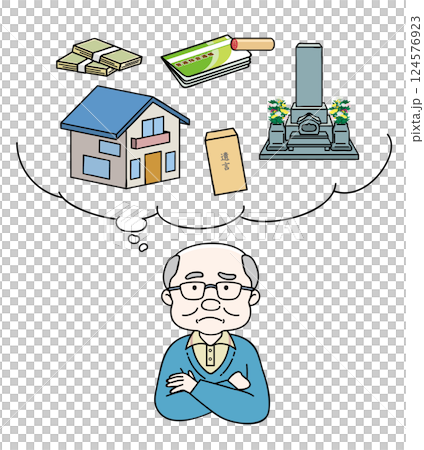 老人擔心繼承權和未來 4C 老人擔心繼承權和未來 4C 124576923