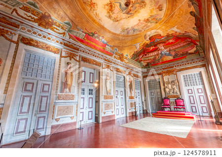 interiors of National palace of Mafra, portugal 124578911