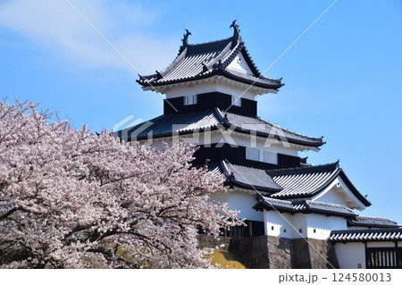 桜景　白河小峰城　御三階櫓 124580013