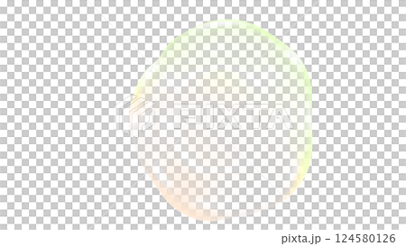 Bubble sphere gel png beautiful fresh green bubble illustration material white background orange 124580126