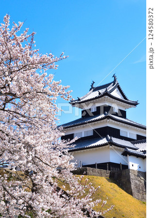 桜景　白河小峰城　御三階櫓 124580372