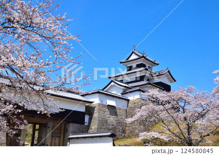 桜景　白河小峰城 124580845