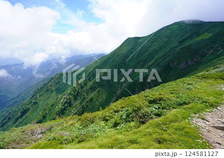 大朝日岳の中ツル尾根 124581127