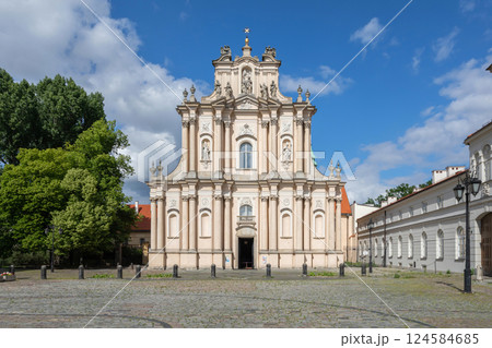 Church of the Visitants in in  Warsaw, Poland 124584685