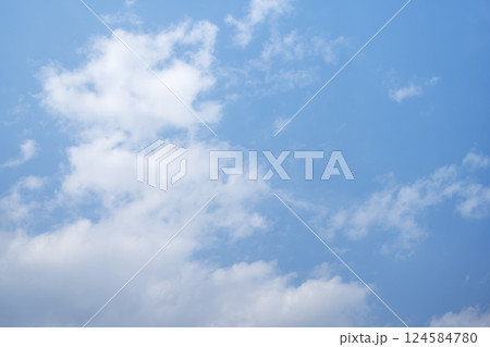 青空 春の空 晴れ 春 3月 【東京都】 124584780