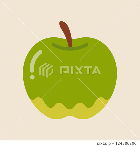 ツヤツヤな青リンゴ 124586206