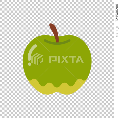 ツヤツヤな青リンゴ 124586206