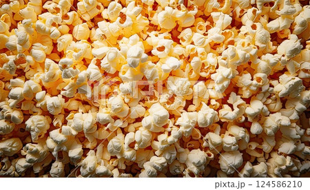 《AI画像》山盛りポップコーン 124586210