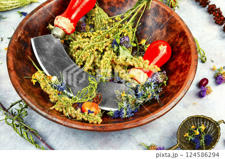 Natural alternative medicine. 124586294