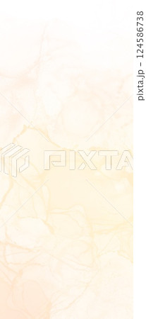 ウェディングやコスメ、ファッションなどの背景に使える　ビタミンカラーの鮮やかなオレンジと黄色縦型背景 124586738