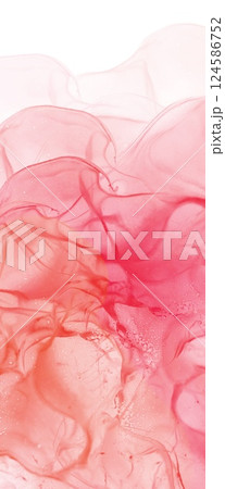 ウェディングやコスメ、ファッションなどの背景に使える　ビタミンカラーの鮮やかなオレンジと黄色縦型背景 124586752