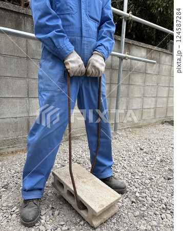 土間コン転圧DIY 土間コン転圧DIY 124587284